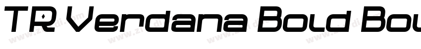 TR Verdana Bold Bold字体转换